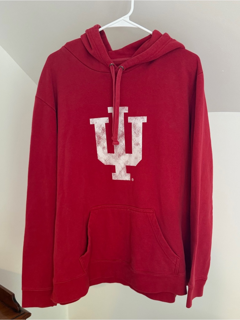 Indiana Hoosiers Red Pullover Hoodie size XXL